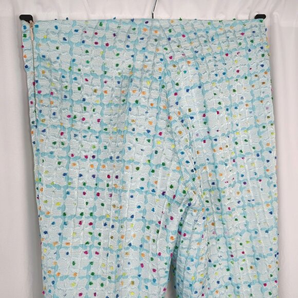 Vintage Sassia Blue Pants Small Silk Polka Dot - Picture 6 of 8